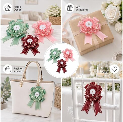 63-Piece Rosette Maker Set, Includes 3 Tools & 60 Fabrics in Kuwait