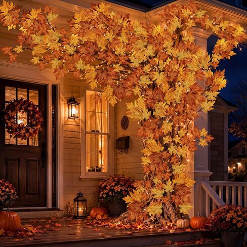 AmazingSpark 3D Fall Classroom Tree Bulletin Board Decor DIY Maple Tree Set in Kuwait