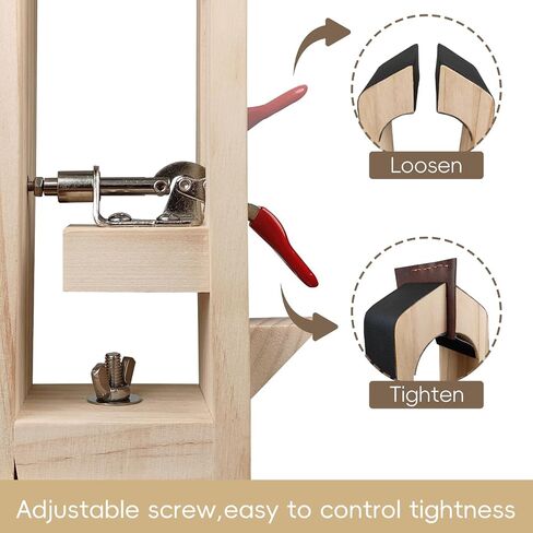 Leather Stitching Pony, 360° Rotation Wood Sewing Pony Horse Clamp for DIY Hand Leathercraft Sewing in Saudi Arabia