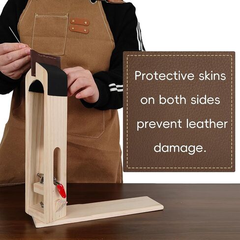 Leather Stitching Pony, 360° Rotation Wood Sewing Pony Horse Clamp for DIY Hand Leathercraft Sewing in Saudi Arabia