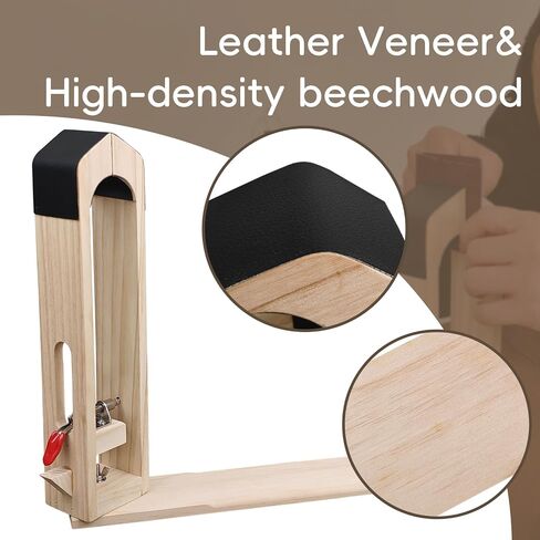 Leather Stitching Pony, 360° Rotation Wood Sewing Pony Horse Clamp for DIY Hand Leathercraft Sewing in Saudi Arabia