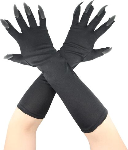 Men's and Women's Scary Long Nails Cosplay Ghost Witch Devil Paw Gloves in Kuwait