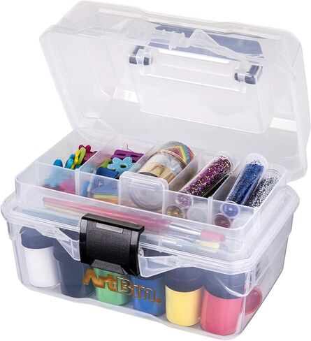 ArtBin Small Project Box with Lift-Out Tray, Clear in Kuwait