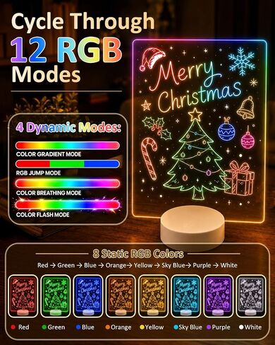 LED Drawing Board for Kids Ages 3-12, Light Up Doodle Writing Pad Art Kits in Kuwait