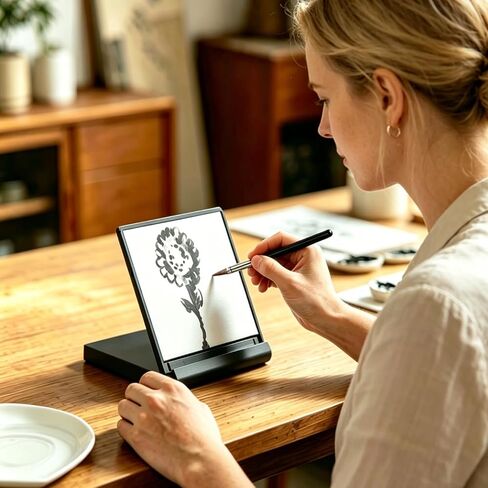Water Drawing Board with Brush, 5.4x5.8 inch Zen Art Pinting Board, Portable Reusable Inkless Calligraphy Writing Magic Canvas Slate Unique Gift Set for Buddha Mindfulness Meditation Relaxation in Kuwait