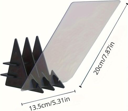 Portable Optical Drawing Board - Transparent, PVC Material for Beginners & Pros, Ideal for Sketching and Image Tracing, White in Kuwait