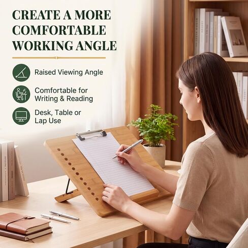 Nuanchu 2 Pcs Adjustable Slant Board for Writing with 4 Angles, 16x12 Inch in Kuwait