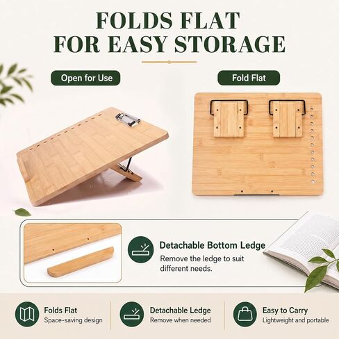 Nuanchu 2 Pcs Adjustable Slant Board for Writing with 4 Angles, 16x12 Inch in Kuwait