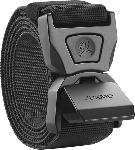 JUKMO Quick Release Tactical Belt, Military Work 1.5" Nylon Web Golf Belt with Heavy Duty Seatbelt Buckle in Kuwait