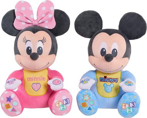 Disney Baby Musical Discovery Plush Minnie Mouse with Sounds and Phrases, Sings ABCs, 123s, and Colors Songs, Kids Toys for Ages 06 Month by Just Play in Kuwait