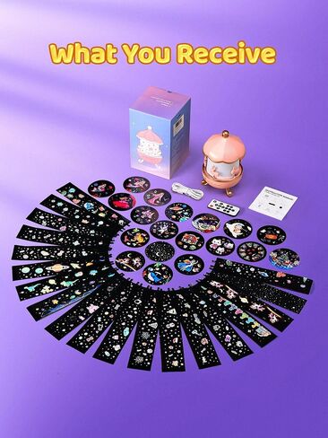 Kitty Toys for Girls 15 Sounds+19 Films, Cat Themed Gifts Projector in Kuwait