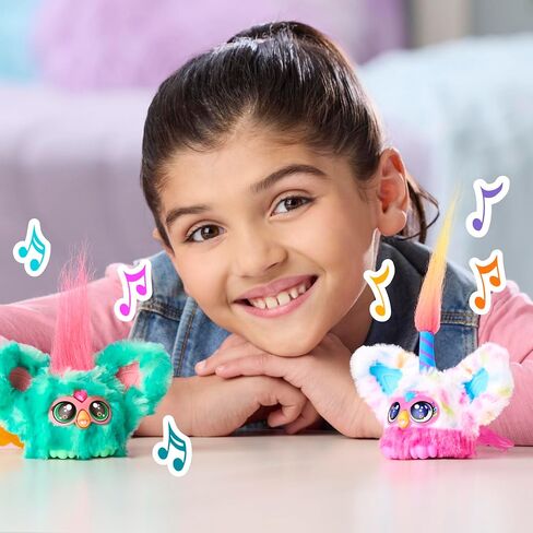 Furby Furblets Bee-Day Birthday Friend, Mini Plush Electronic Toy, Party Gifts for Kids 6+ in Kuwait