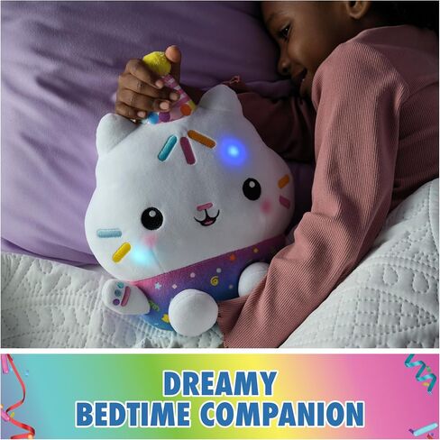 Gabby's Dollhouse Celebrations, Sprinkle Party Cakey Cat Plush, 10-Inch Interactive Stuffed Animal with Sounds, Kids Toys for Girls & Boys Ages 3+ in Kuwait