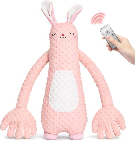 Interactive Plush Toy, Cute Animal Plush Stuffed Doll for Girls Boys, Portable Fun Play Toy for Home, Travel and Gift (Pink Rabbit) in Kuwait