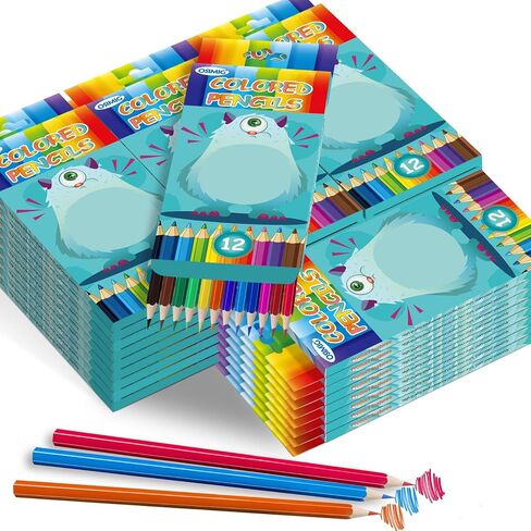 OSIMIG 432 Count Colored Pencils Bulk, 36 Packs with 12 Colors, Color Pencils for Kids, Pre-Sharpened Bulk Colored Pencils for Adults,Kids School Supplies for Teachers, Back to School Supplies in Kuwait