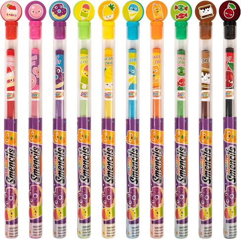 Colored Smencils 2 Pack, Scented Colored Pencils for Kids, 20 Count in Kuwait