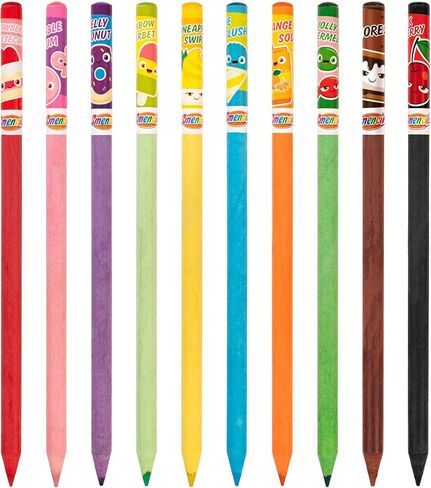 Colored Smencils 2 Pack, Scented Colored Pencils for Kids, 20 Count in Kuwait