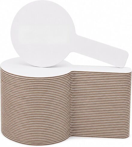 50 PCS Dry Erase Answer Paddles Double Sided Handheld Mini White Boards in Kuwait