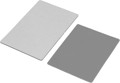 Embossing Mat Set 2 Pcs Polycarbonate Plastic and Silicone Embossing Pads, 8.66x5.91 Inch Impressions Pad, Compatible with Manual Die Cutting Embossing Crafts Machines in Kuwait