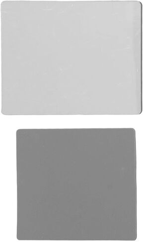 Embossing Mat Set 2 Pcs Polycarbonate Plastic and Silicone Embossing Pads, 8.66x5.91 Inch Impressions Pad, Compatible with Manual Die Cutting Embossing Crafts Machines in Kuwait
