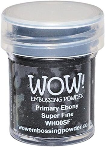 Wow Embossing Powder Wow Embossing Powder, 15ml, Primary Ebony in Saudi Arabia