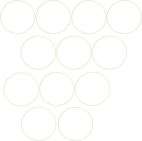 12 Pack Round Craft Rings for Macrame Floral Decor in Kuwait