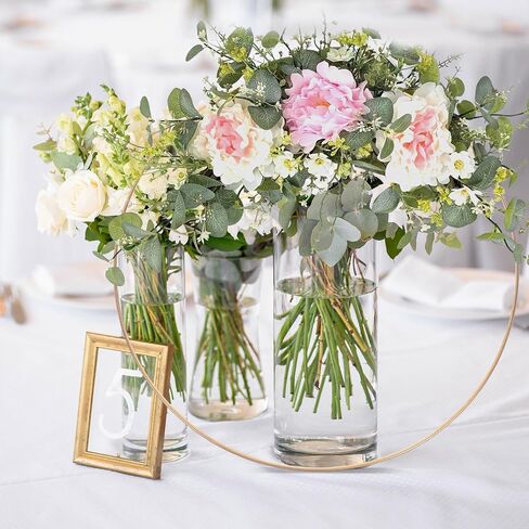 8pcs Metal Floral Hoops for Dream Catchers and Wreath Making in Kuwait