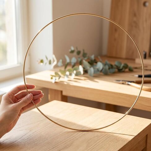 8pcs Metal Floral Hoops for Dream Catchers and Wreath Making in Kuwait