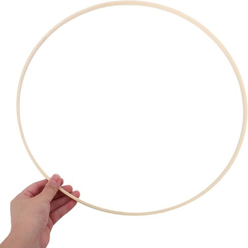 12 Pack Craft Rings, Round Hollow Hoop Frames, Khaki in Kuwait