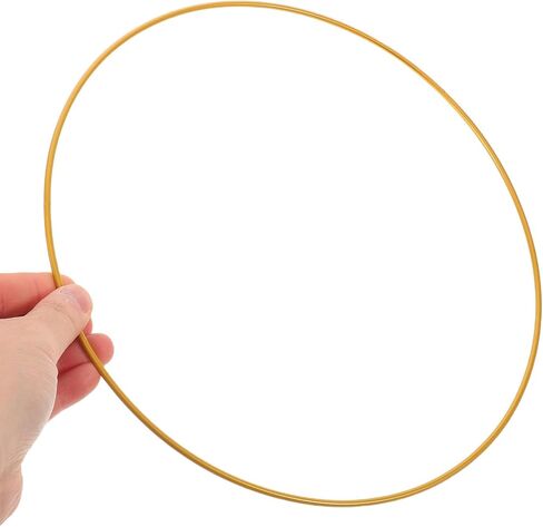 Gold Metal Wreath Rings for Crafts, 9.84 Inch Dreamcatcher Hoops in Kuwait