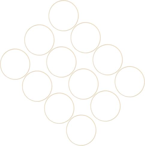 12 Pack Round Wreath Rings for Macrame Crafting Hoops in Kuwait