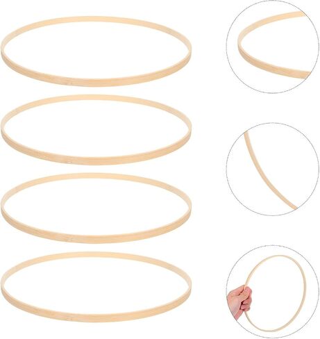 12 Pack Round Wreath Rings for Macrame Crafting Hoops in Kuwait