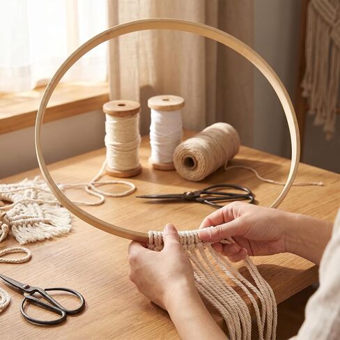 12 Craft Circles for Macrame Dreamcatcher Wreath Frames in Kuwait