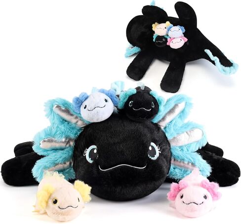 gnomantic Cat Stuffed Animals with Babies Inside, Mommy Toy for Kids in Kuwait