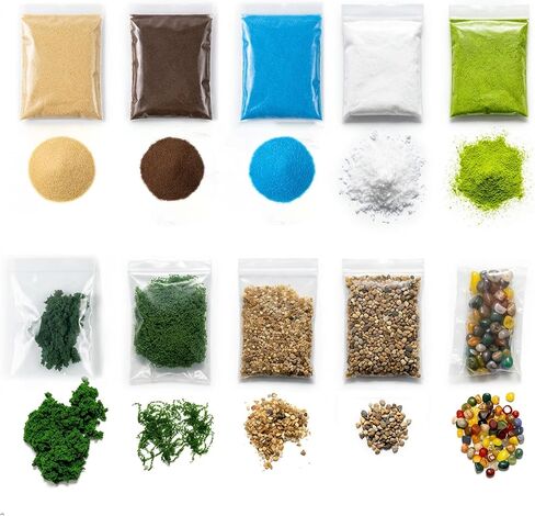 Kai Dream Micro Landscape Base Material Kit, 10 Bags, 430g in Kuwait