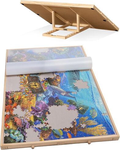 Becko US 1000 Piece Tilting Puzzle Board with 4 Drawers & Protective Cover in Kuwait