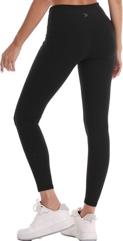 Women's High Waist Tummy Control, No Camel Toe Yoga Pants with Large Side Pockets for Workout or Daily Wear in Kuwait