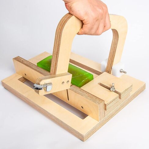 Evinis Wooden Soap Cutter Adjustable Wire Slicer Cutting Tool for Handmade Soap Making Candles Trimming Cheese DIY Cutting Making Tool (Style1) (Z-01) in Saudi Arabia