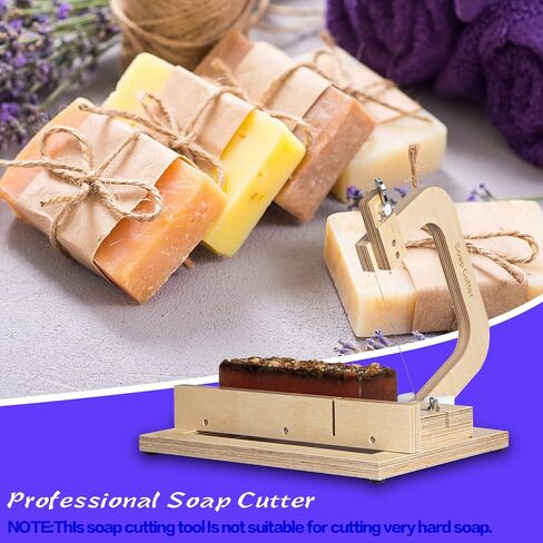 Evinis Wooden Soap Cutter Adjustable Wire Slicer Cutting Tool for Handmade Soap Making Candles Trimming Cheese DIY Cutting Making Tool (Style1) (Z-01) in Saudi Arabia