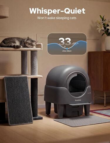 Automatic Self Cleaning Cat Litter Box, 90L for Cats 2.2-15 lbs in Kuwait
