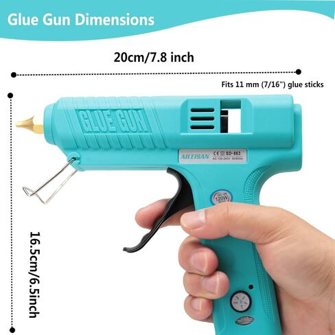 Hot Melt Glue Gun anti-drip design with User-Friendly Temp Control Dial in Kuwait
