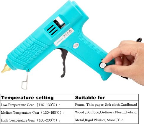 Hot Melt Glue Gun anti-drip design with User-Friendly Temp Control Dial in Kuwait