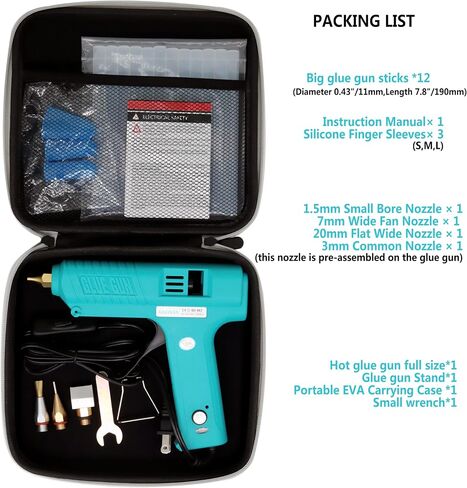 Hot Melt Glue Gun anti-drip design with User-Friendly Temp Control Dial in Kuwait