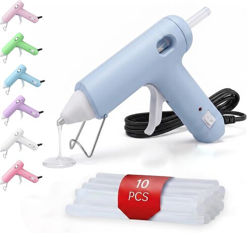 Mini Hot Glue Gun Kit with 40 Sticks 20W Fast Preheating - in Saudi Arabia