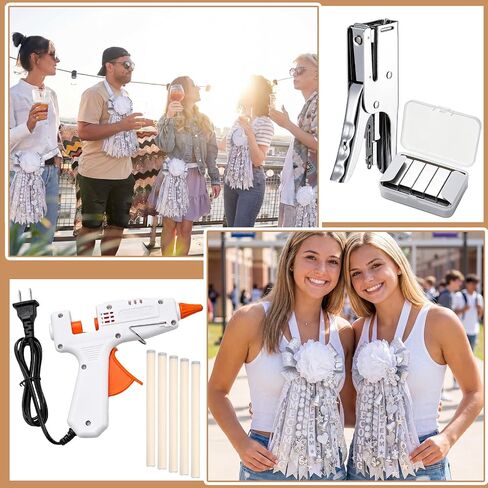 Sabary Homecoming Mum Supplies, Hot Glue Gun Stapler Kit in Kuwait