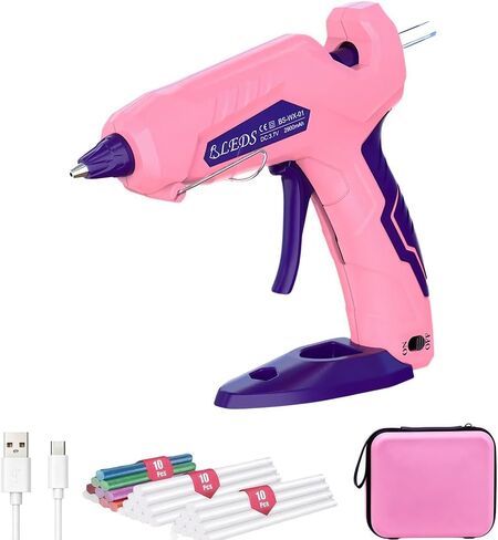 BLEDS 2900mAh Cordless Glue Gun, Upgraded PTC, 2.9Ah High-Capacity Battery in Kuwait