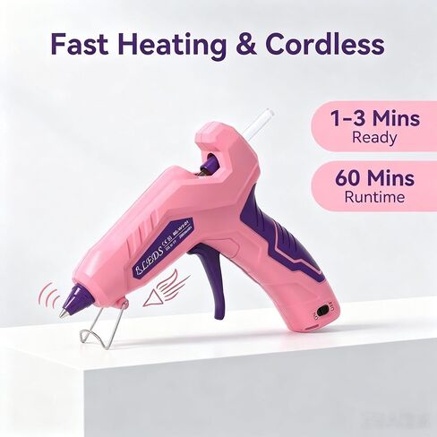 BLEDS 2900mAh Cordless Glue Gun, Upgraded PTC, 2.9Ah High-Capacity Battery in Kuwait