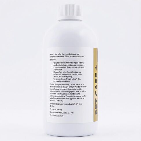 Banixx Lime Sulfur Dip for Dogs & Cats, Concentrated Liquid, 16 oz in Kuwait
