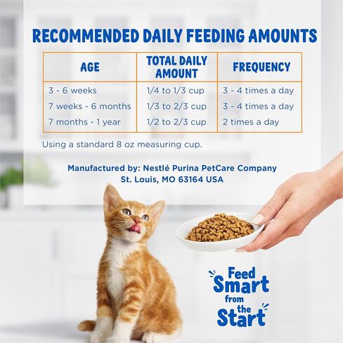 Purina Kitten Chow Year One Essentials Dry Kitten Food, (4) 3.15 lb Bags in Kuwait