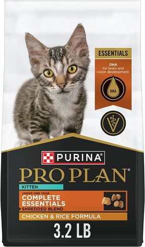Purina Pro Plan Complete Essentials Kitten Food, Chicken & Rice, 3.2 lb Bag in Kuwait